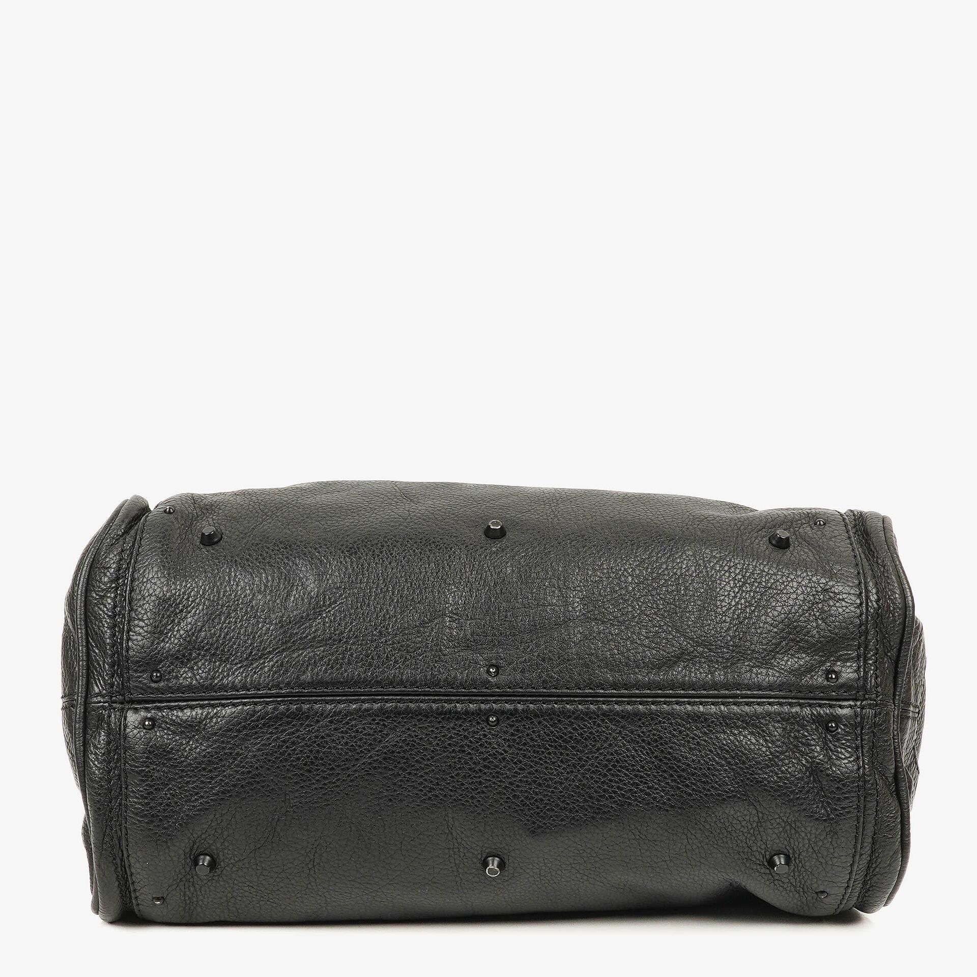 Chloe Paddington Satchel-Tasche aus schwarzem Kalbsleder