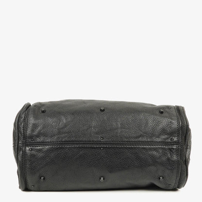 Chloe Paddington Satchel-Tasche aus schwarzem Kalbsleder