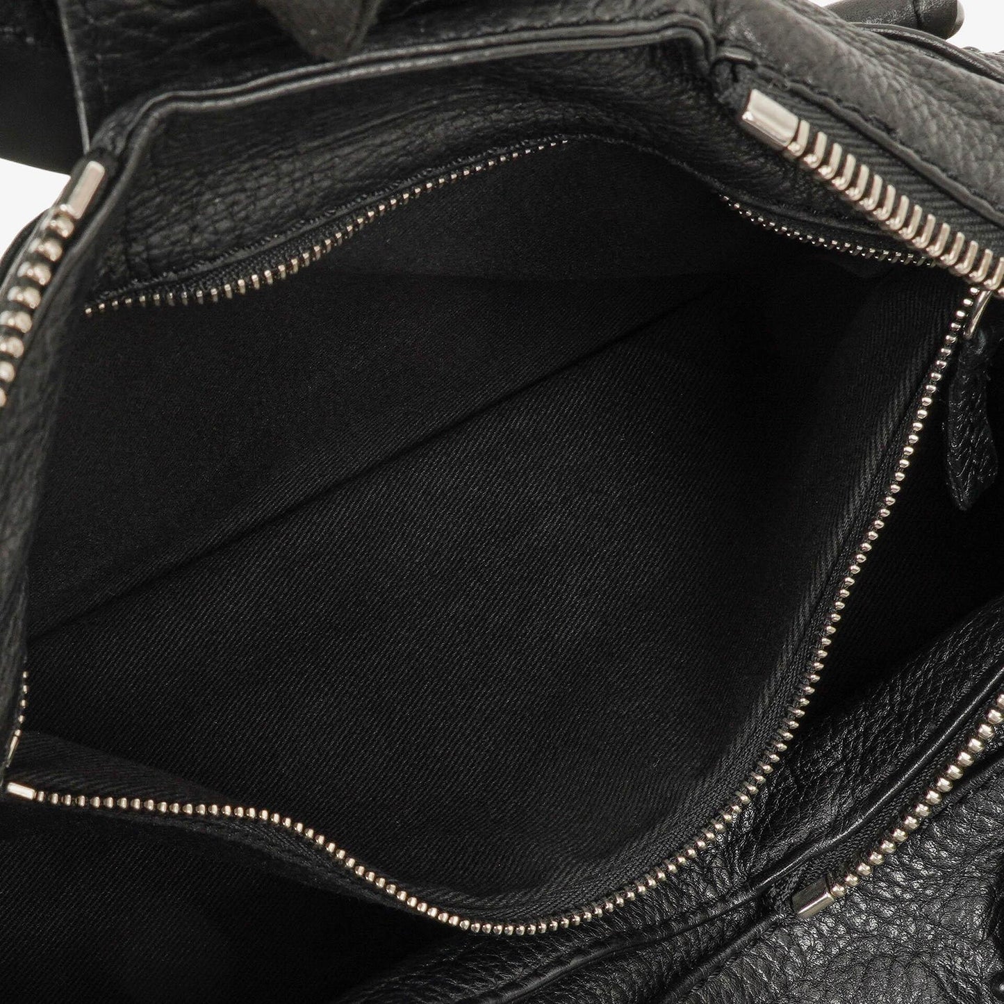Chloe Paddington Satchel-Tasche aus schwarzem Kalbsleder