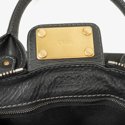Chloé Paddington Satchel aus schwarzem Kalbsleder