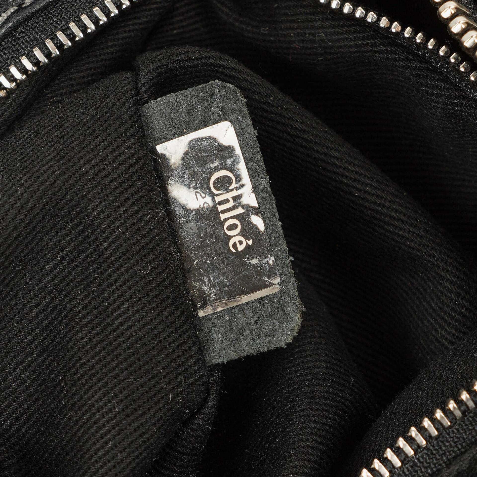 Chloé Paddington Satchel aus schwarzem Kalbsleder