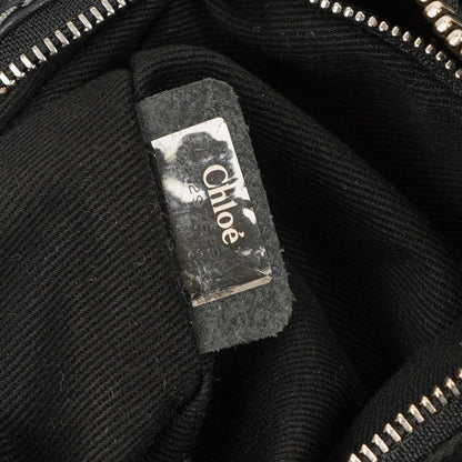 Chloé Paddington Satchel aus schwarzem Kalbsleder