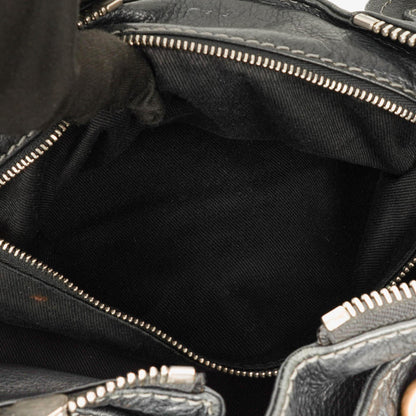 Chloé Paddington Satchel-Tasche aus schwarzem Kalbsleder