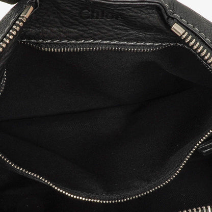 Chloe Paddington Schwarze Kalbsleder Satchel Tasche