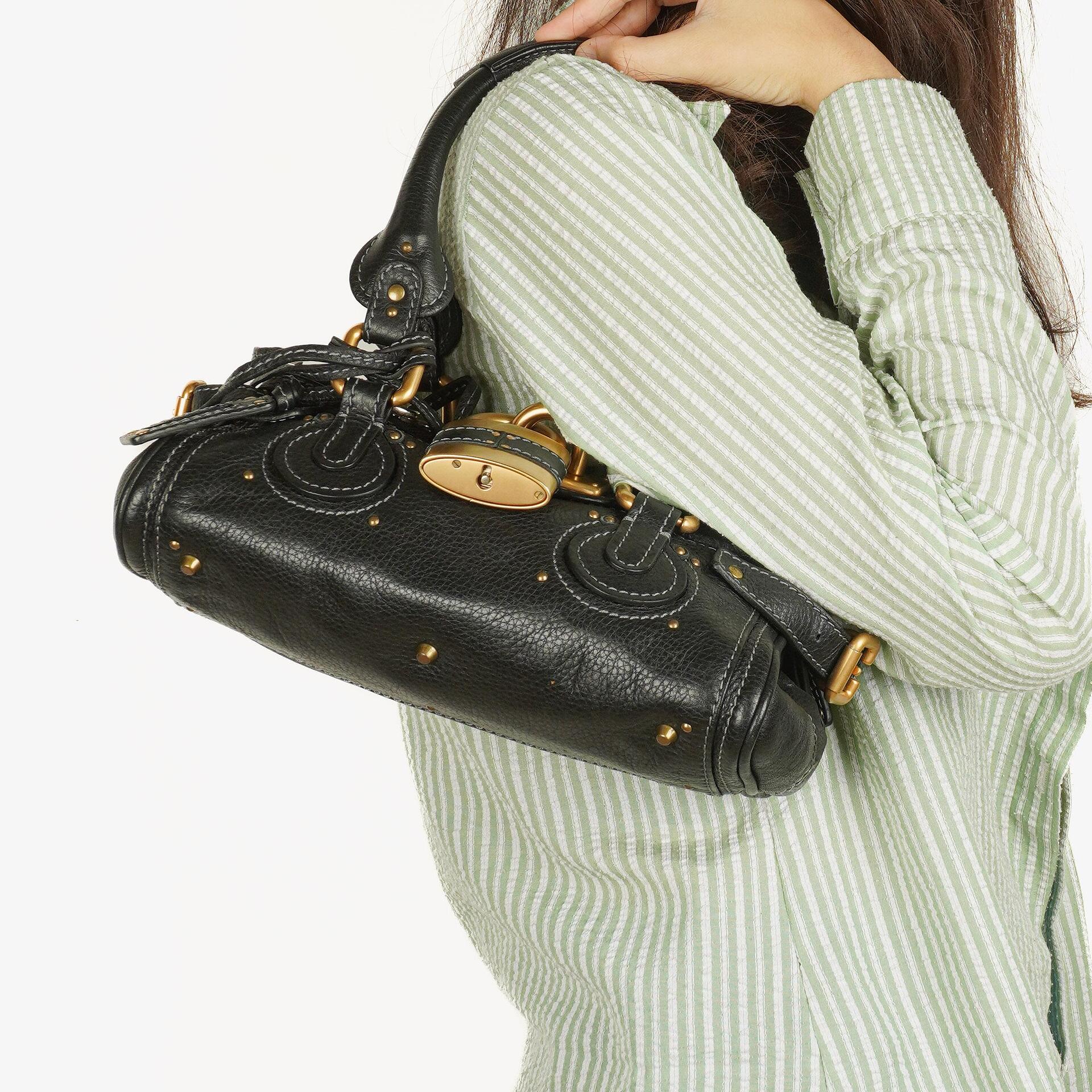 Chloé Paddington Satchel-Tasche in Schwarz