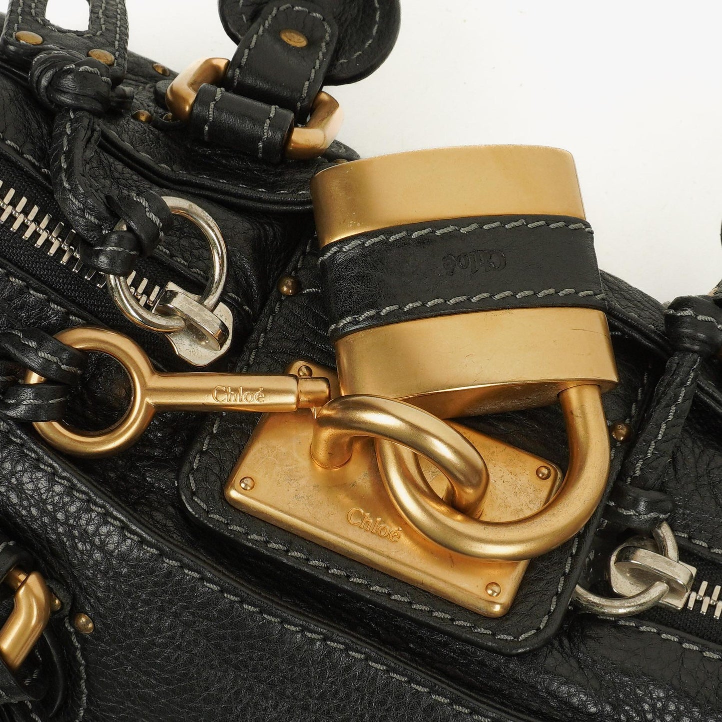 Chloé Paddington Satchel-Tasche in Schwarz