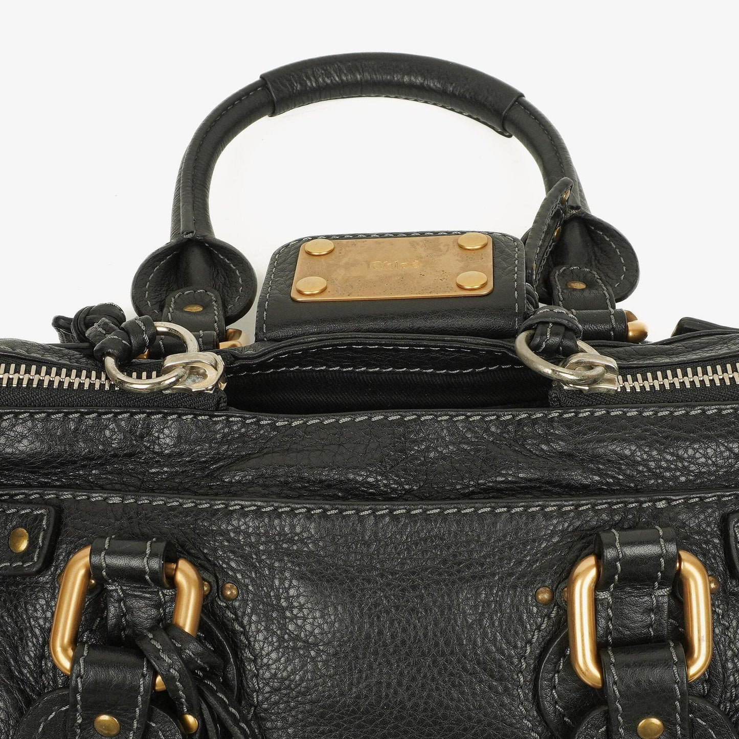 Chloé Paddington Satchel-Tasche in Schwarz