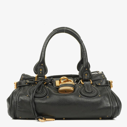 Chloe Paddington Satchel-Tasche in Schwarz