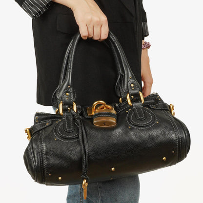 Chloe Paddington Satchel-Tasche in Schwarz