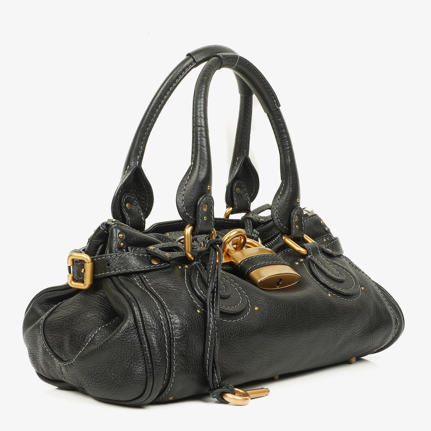 Chloe Paddington Satchel-Tasche in Schwarz