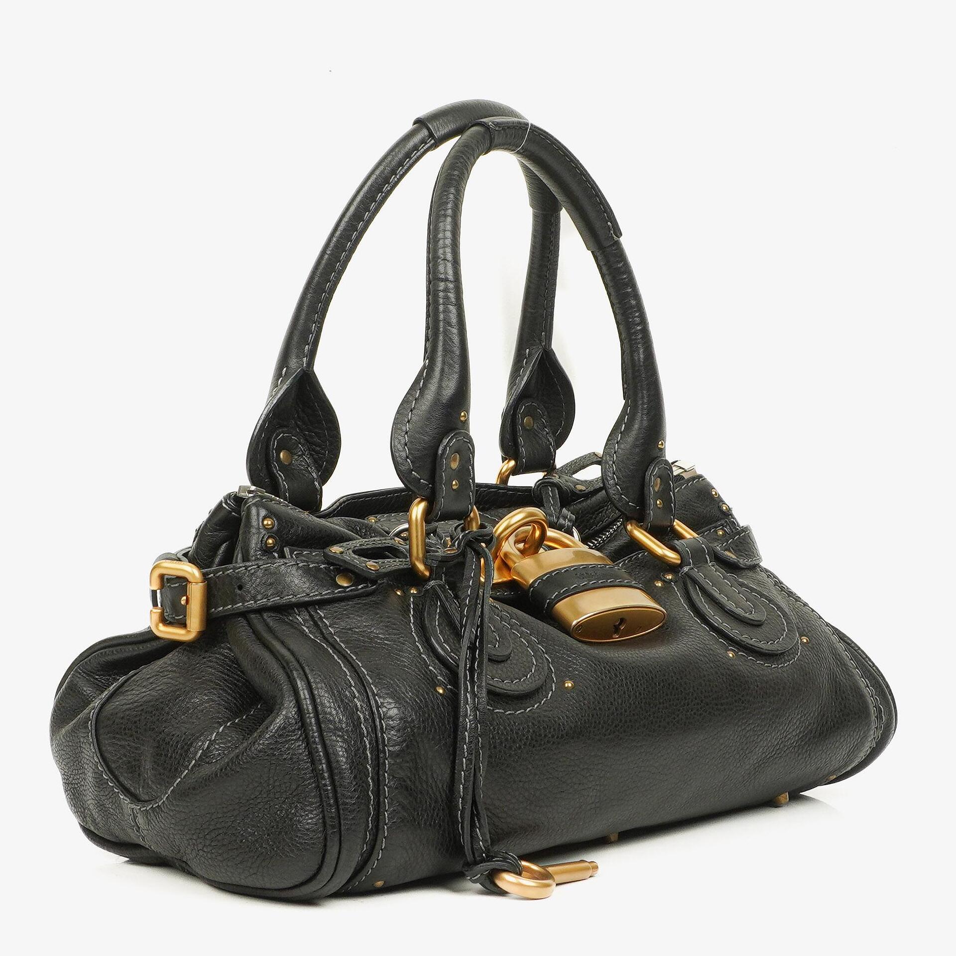 Chloe Paddington Satchel-Tasche in Schwarz