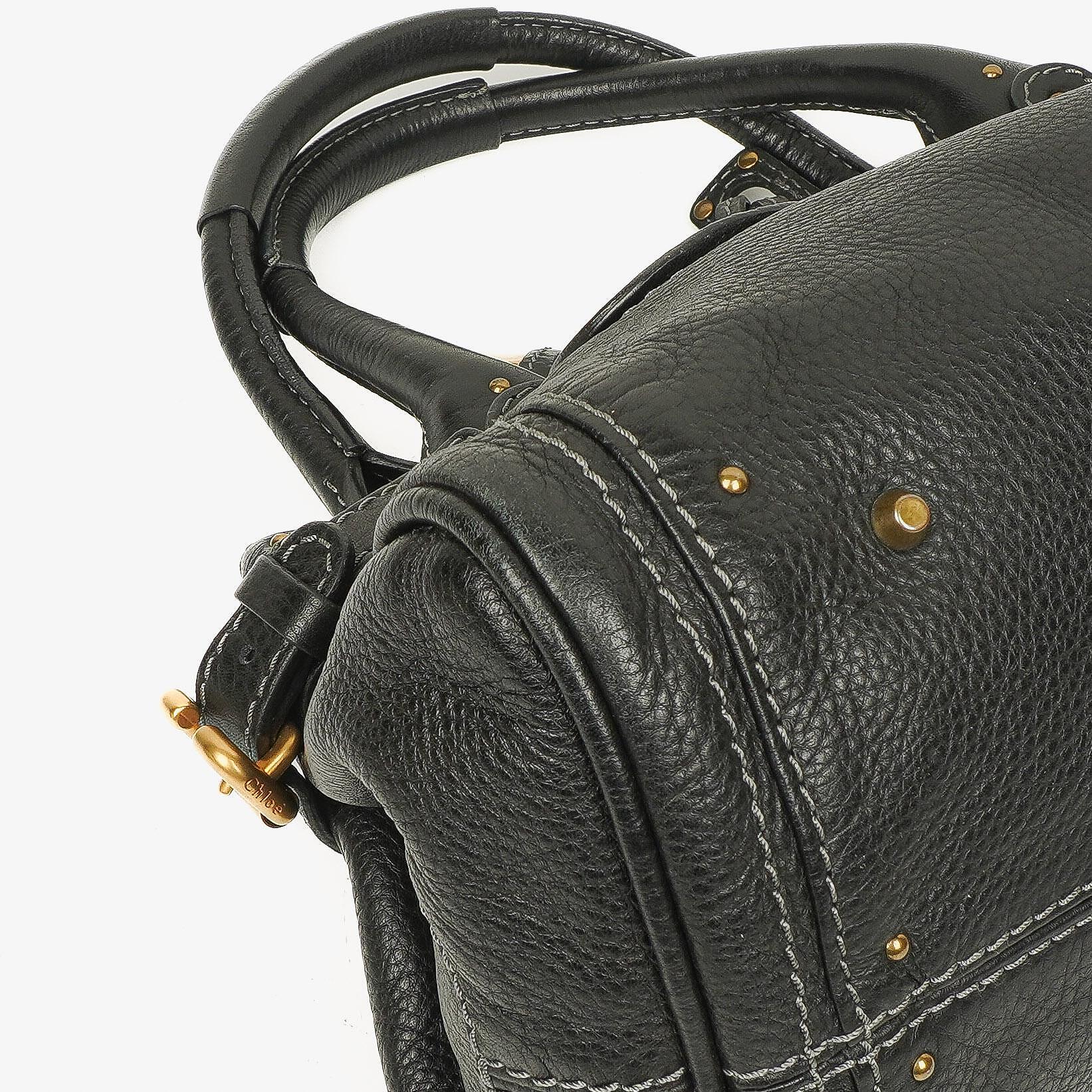 Chloe Paddington Satchel-Tasche in Schwarz