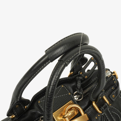 Chloe Paddington Satchel-Tasche in Schwarz