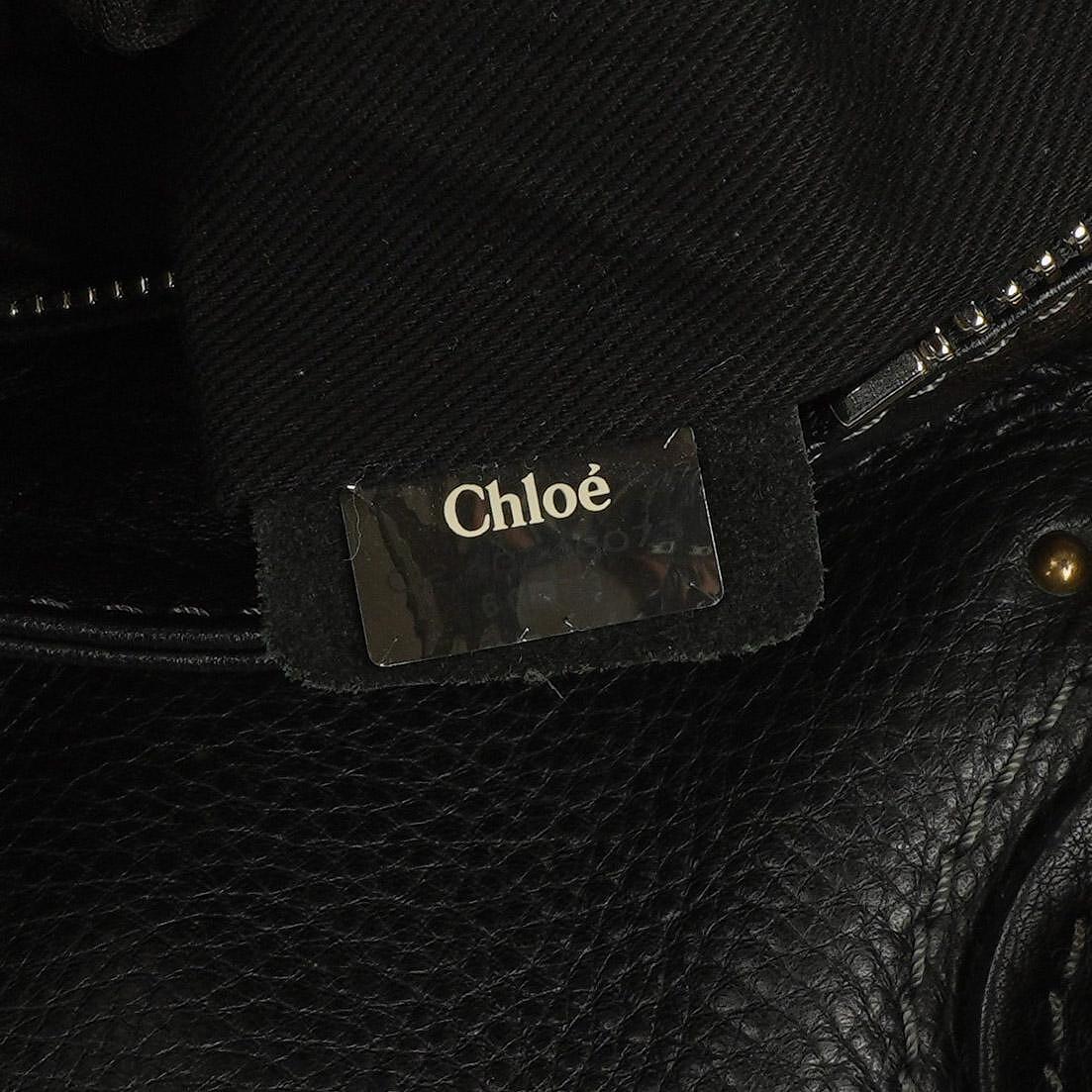 Chloe Paddington Satchel-Tasche in Schwarz