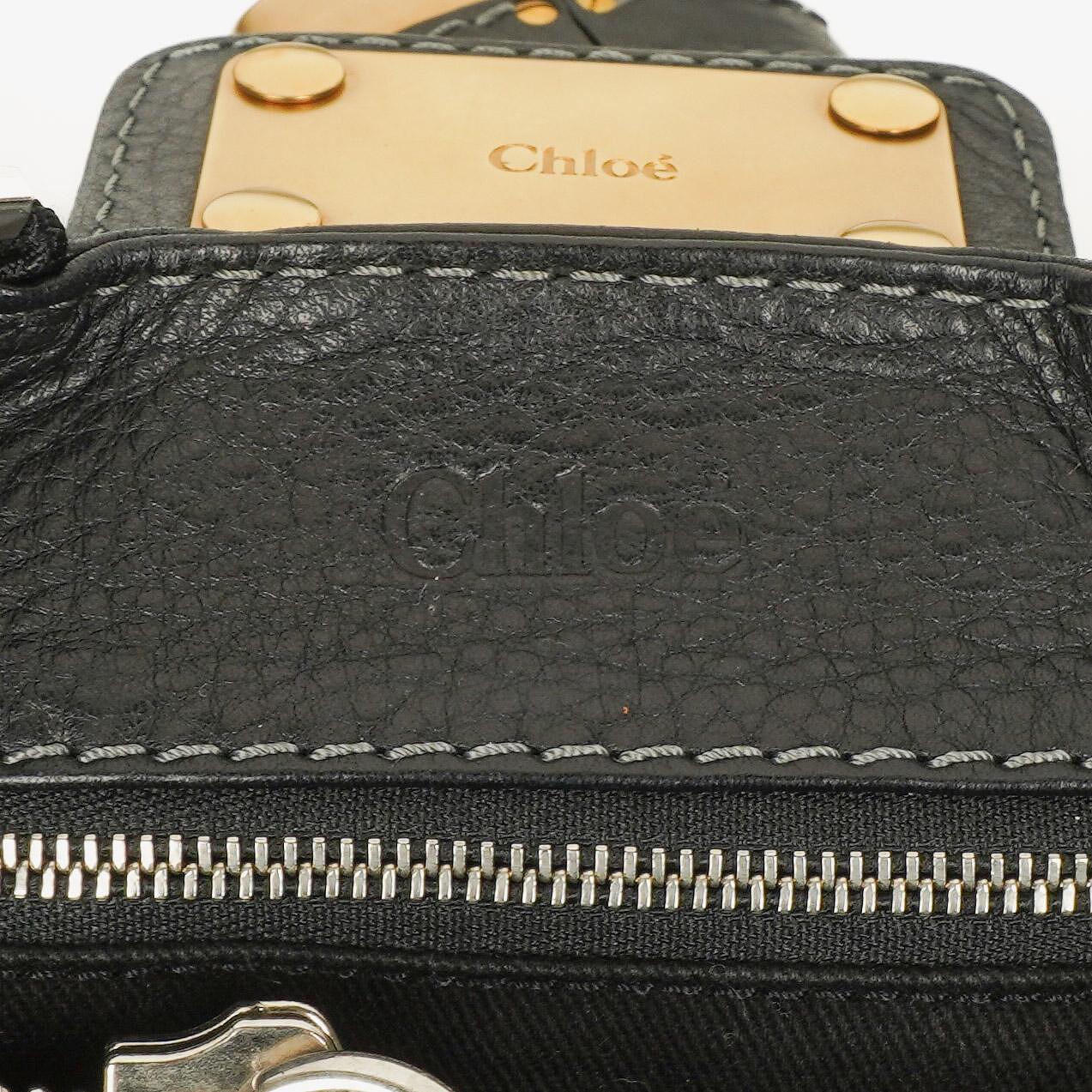 Chloe Paddington Satchel-Tasche in Schwarz