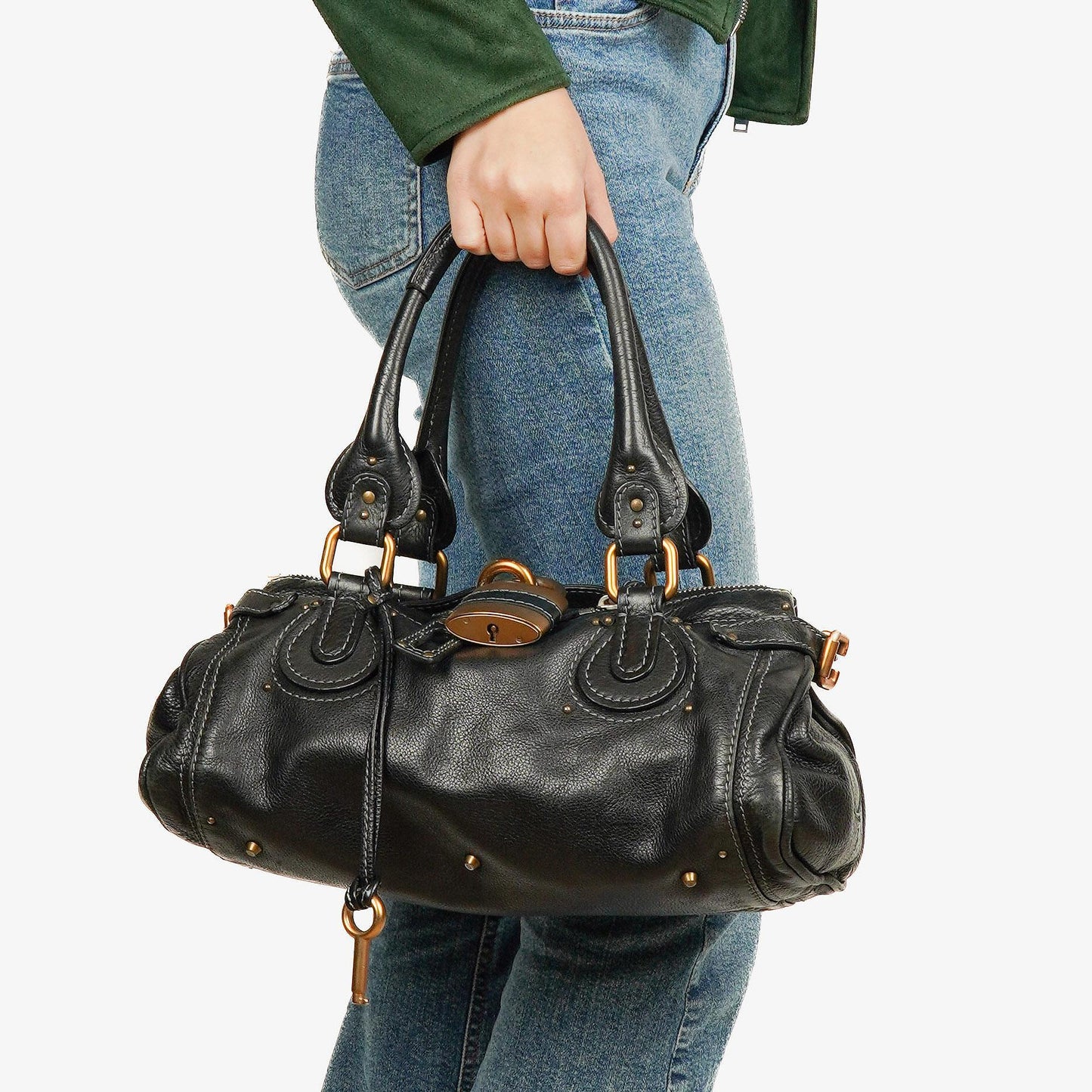 Chloé Paddington Satchel-Tasche in Schwarz