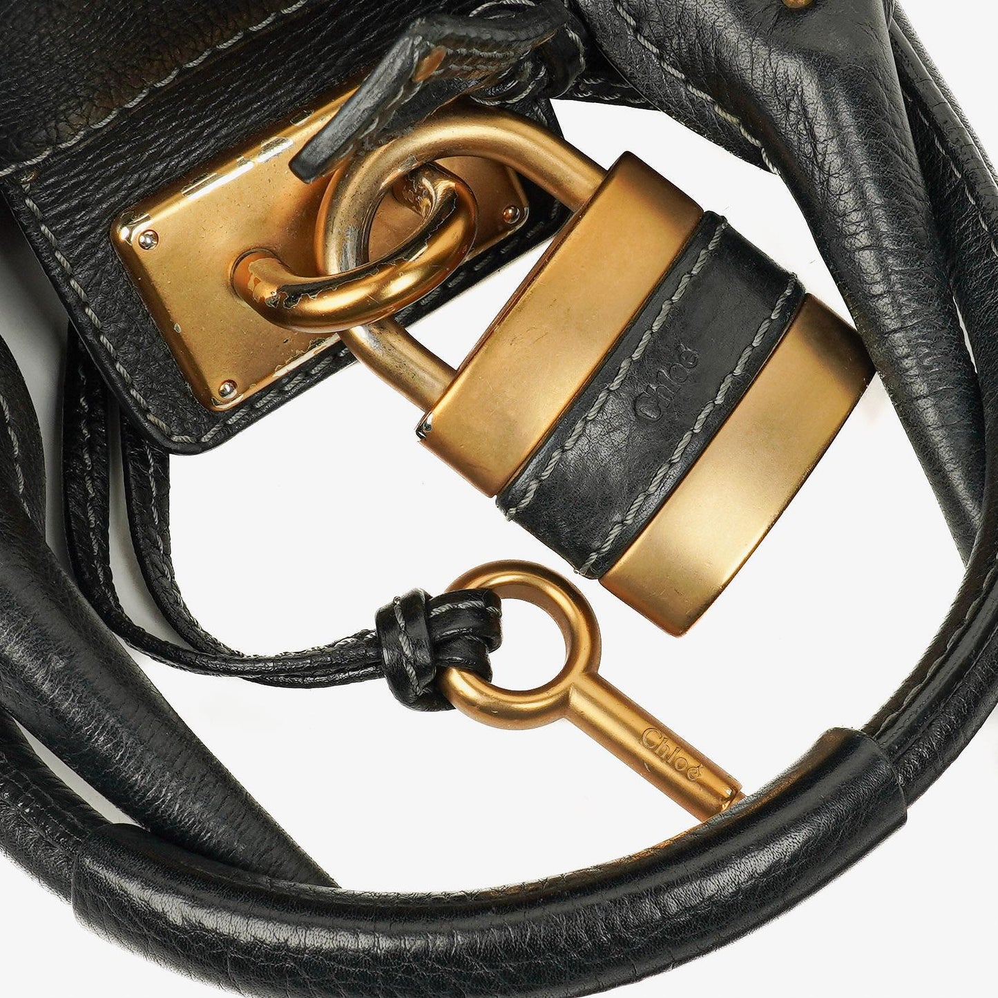 Chloé Paddington Satchel-Tasche in Schwarz