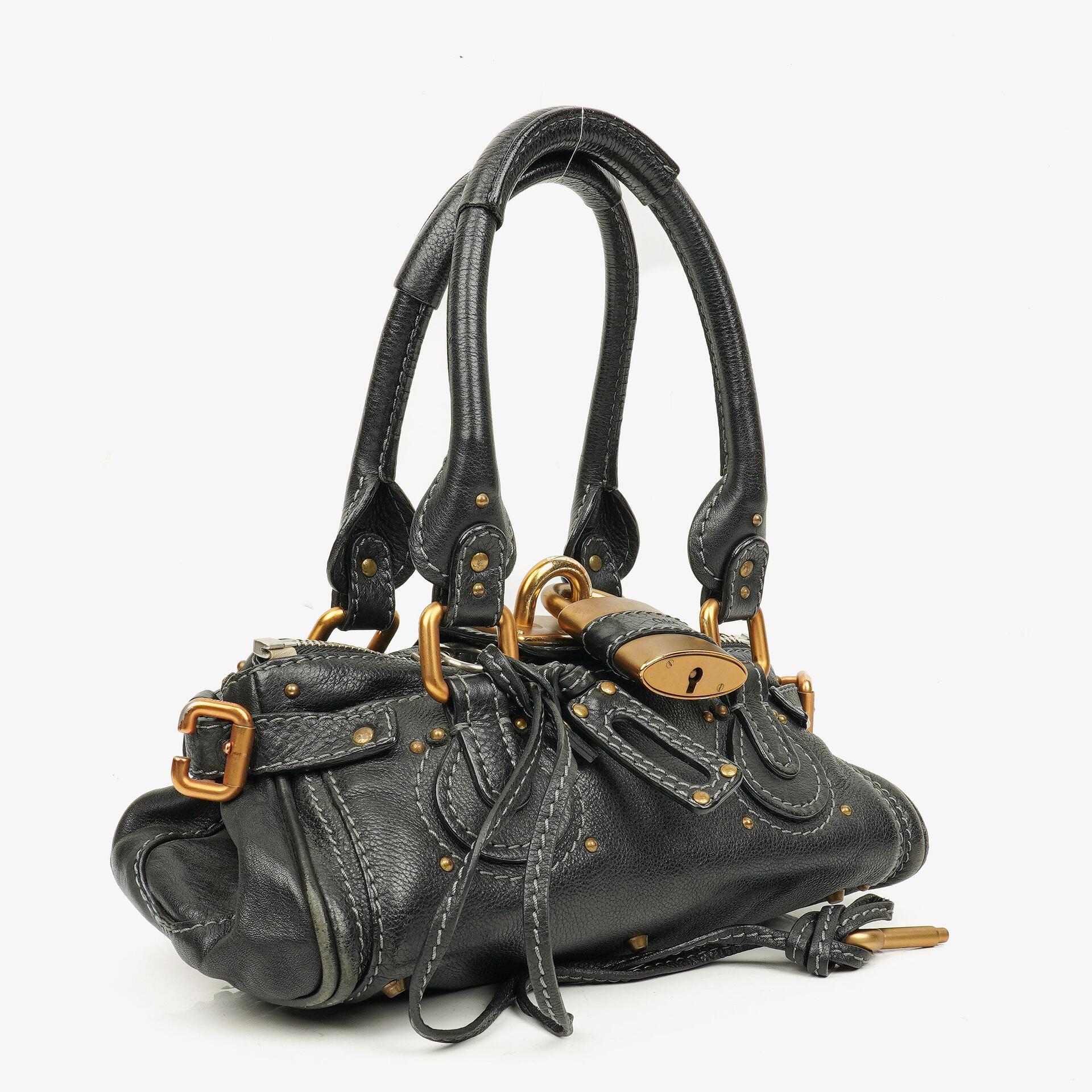 Chloé Paddington Satchel-Tasche in Schwarz