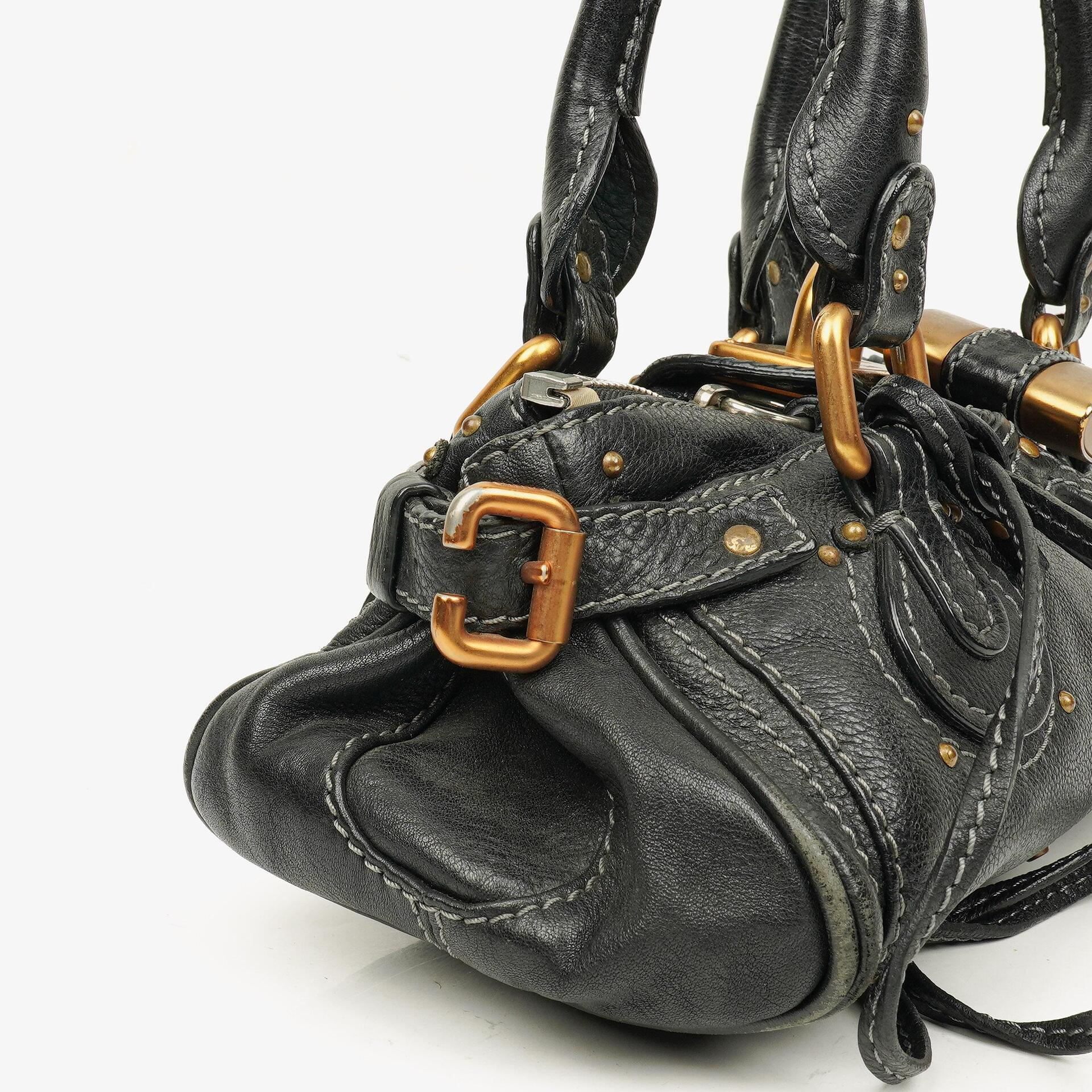 Chloé Paddington Satchel-Tasche in Schwarz