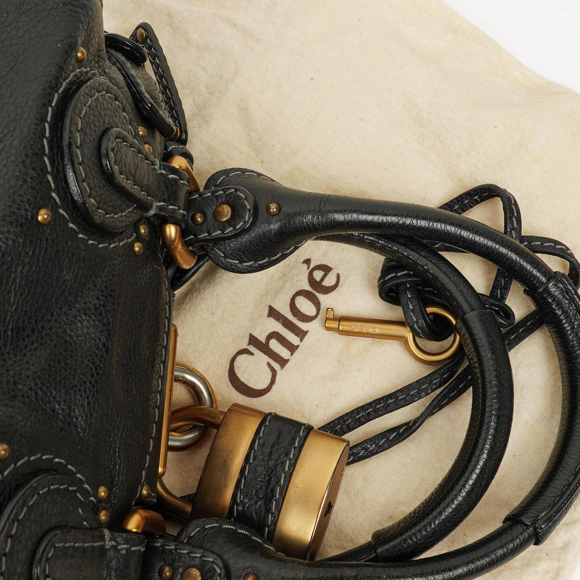 Chloé Paddington Satchel-Tasche in Schwarz