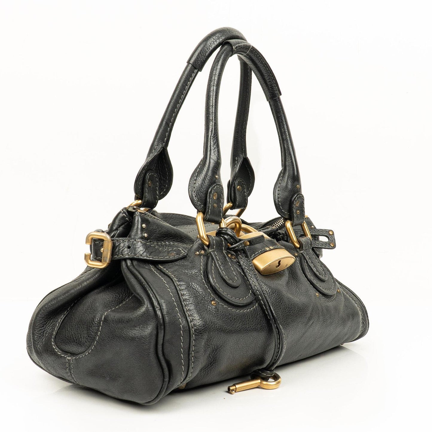 Chloe Paddington Satchel-Tasche in Schwarz