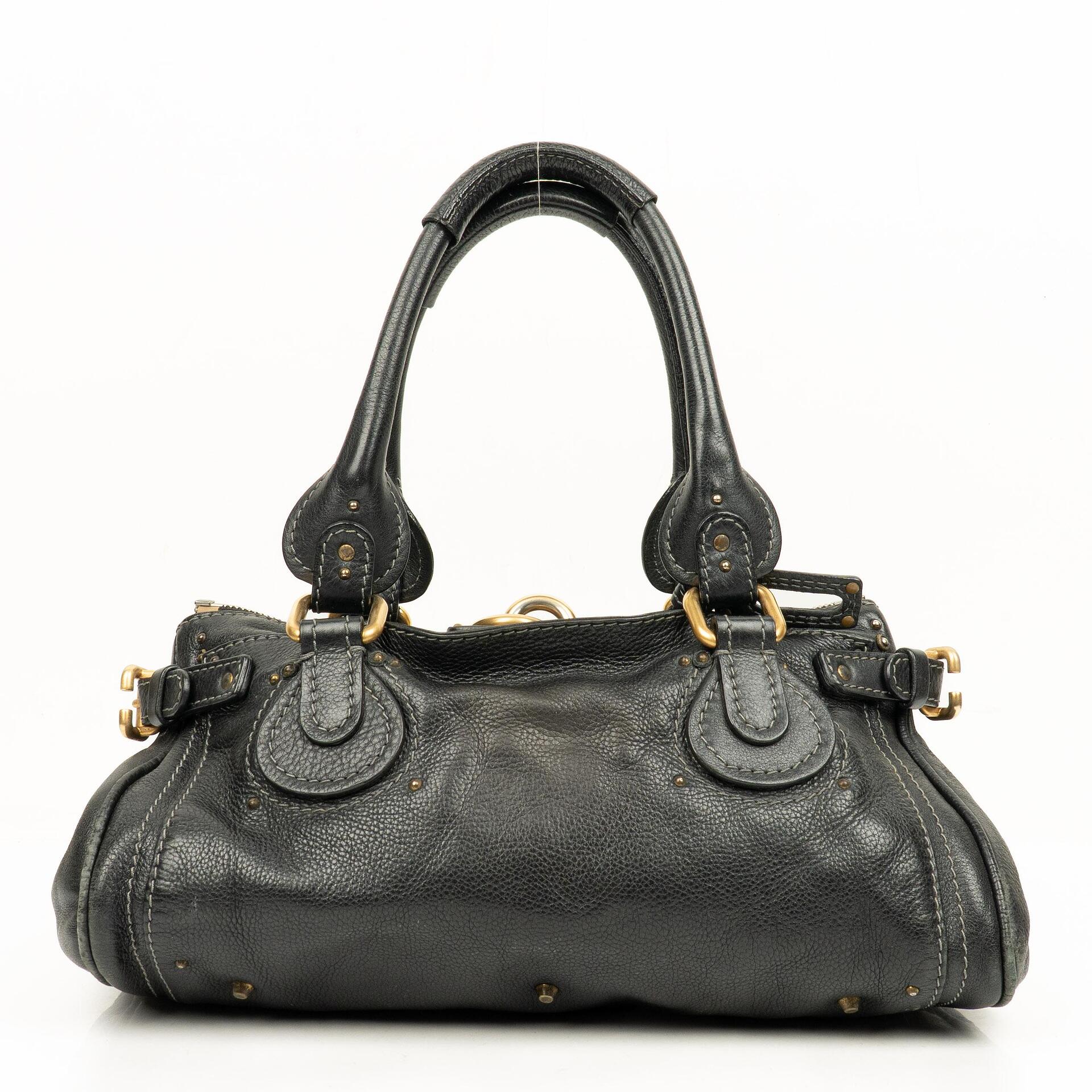 Chloe Paddington Satchel-Tasche in Schwarz