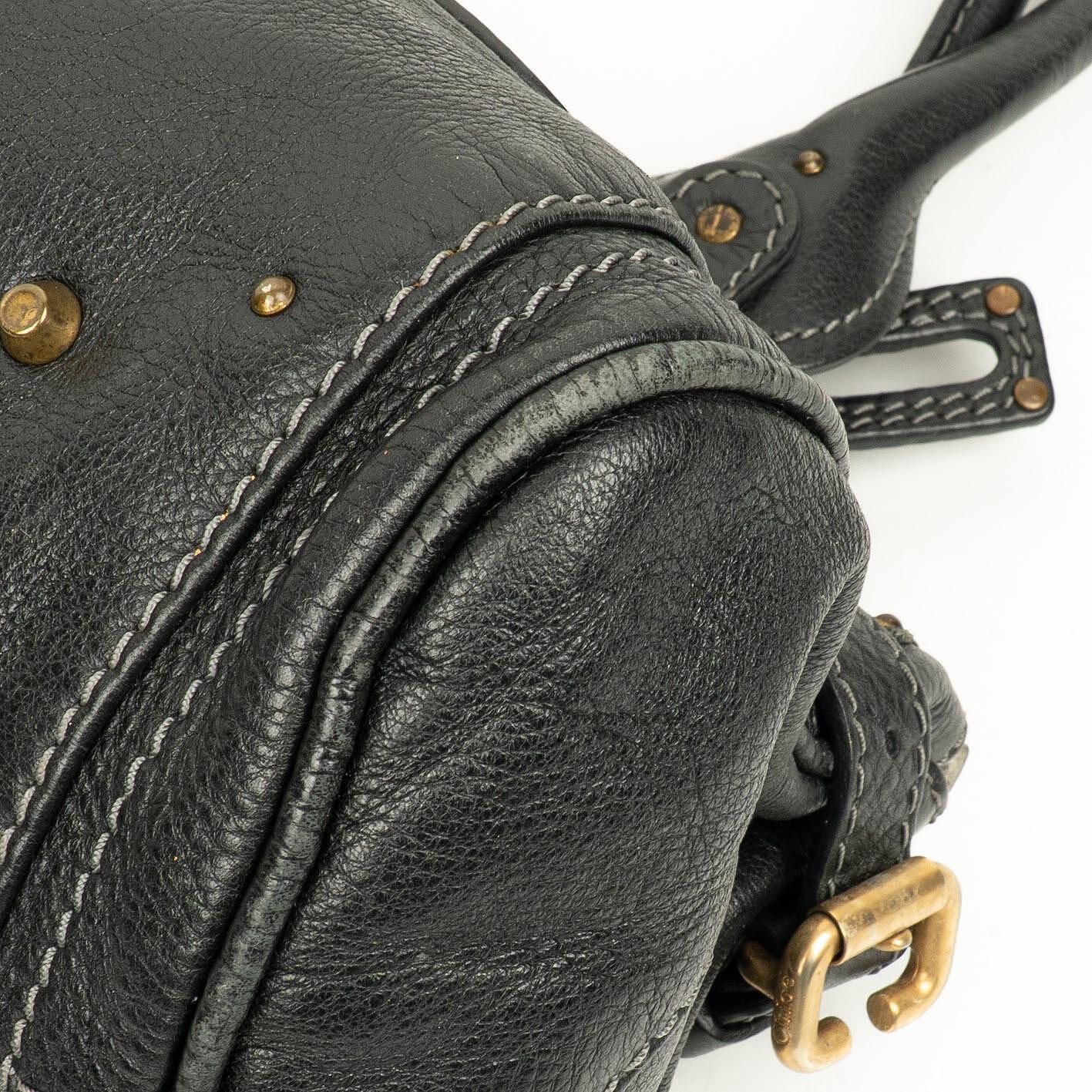 Chloe Paddington Satchel-Tasche in Schwarz