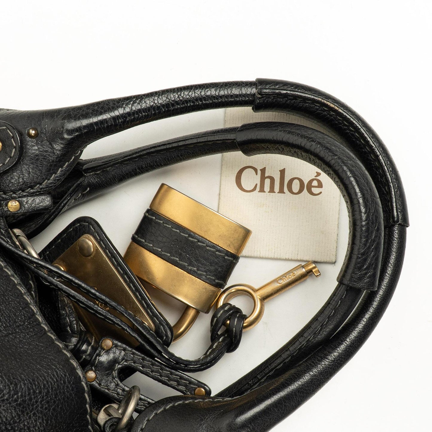 Chloe Paddington Satchel-Tasche in Schwarz