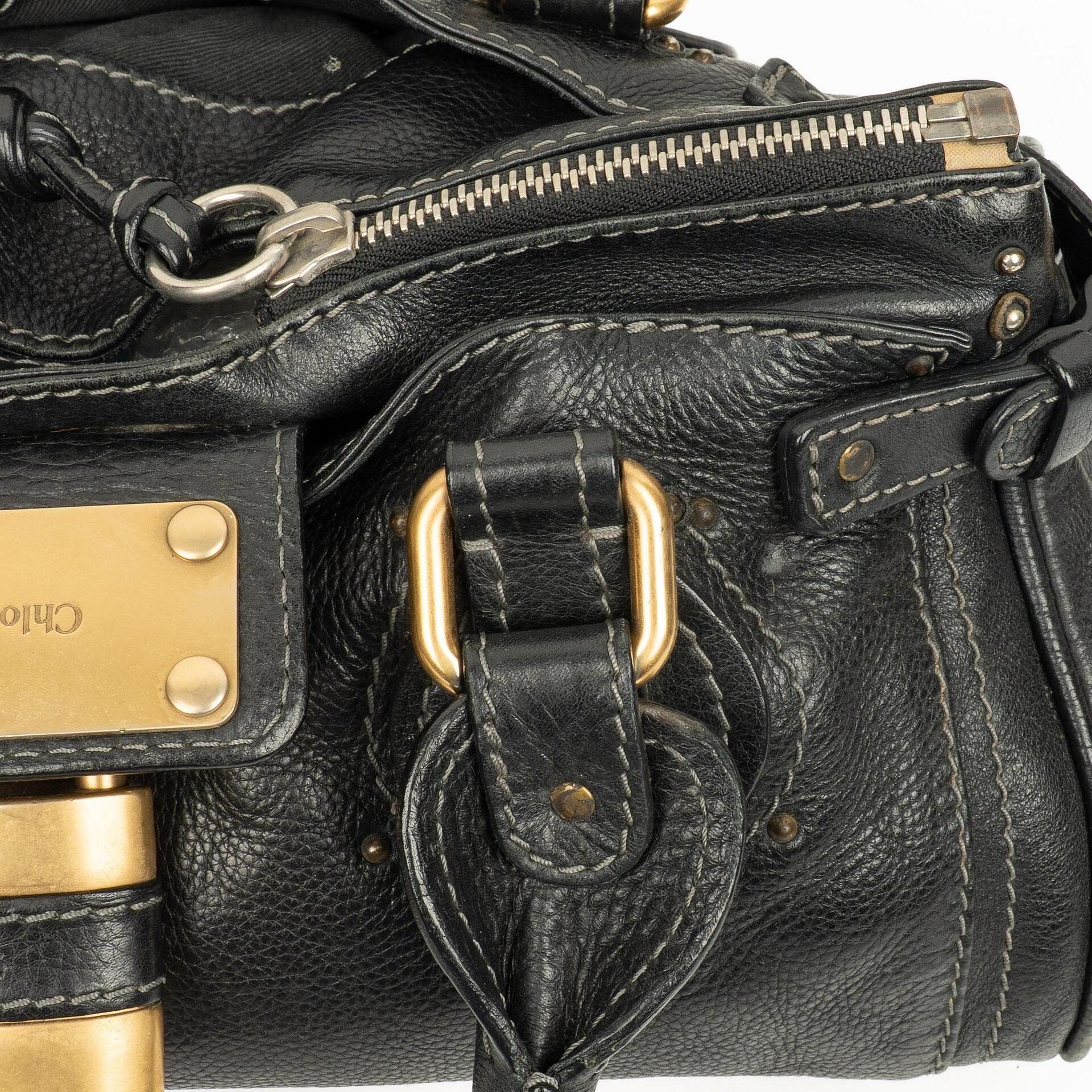 Chloe Paddington Satchel-Tasche in Schwarz