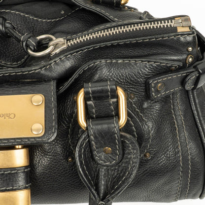 Chloe Paddington Satchel-Tasche in Schwarz