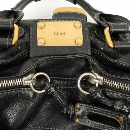 Chloe Paddington Satchel-Tasche in Schwarz