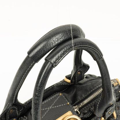 Chloe Paddington Satchel-Tasche in Schwarz