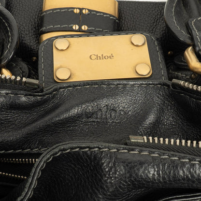 Chloe Paddington Satchel-Tasche in Schwarz
