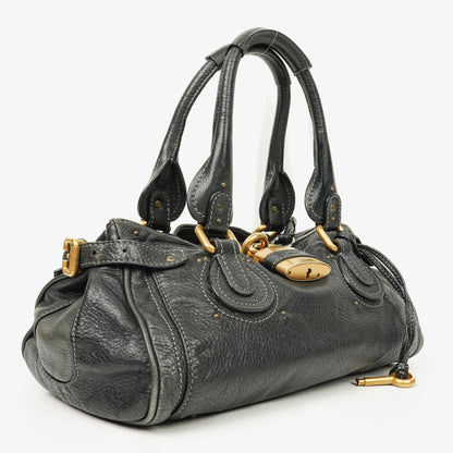 Chloe Paddington Satchel-Tasche in Schwarz