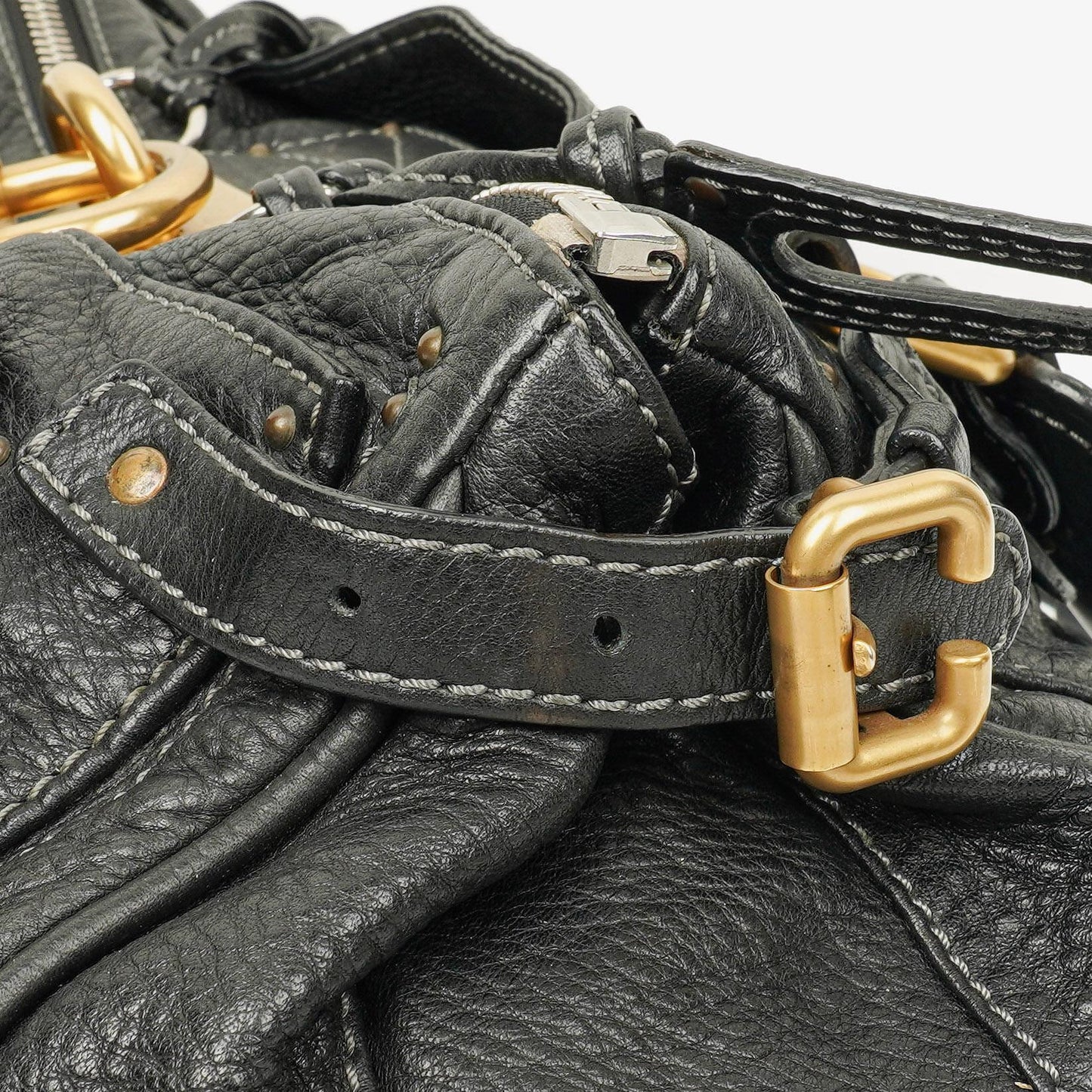 Chloe Paddington Satchel-Tasche in Schwarz