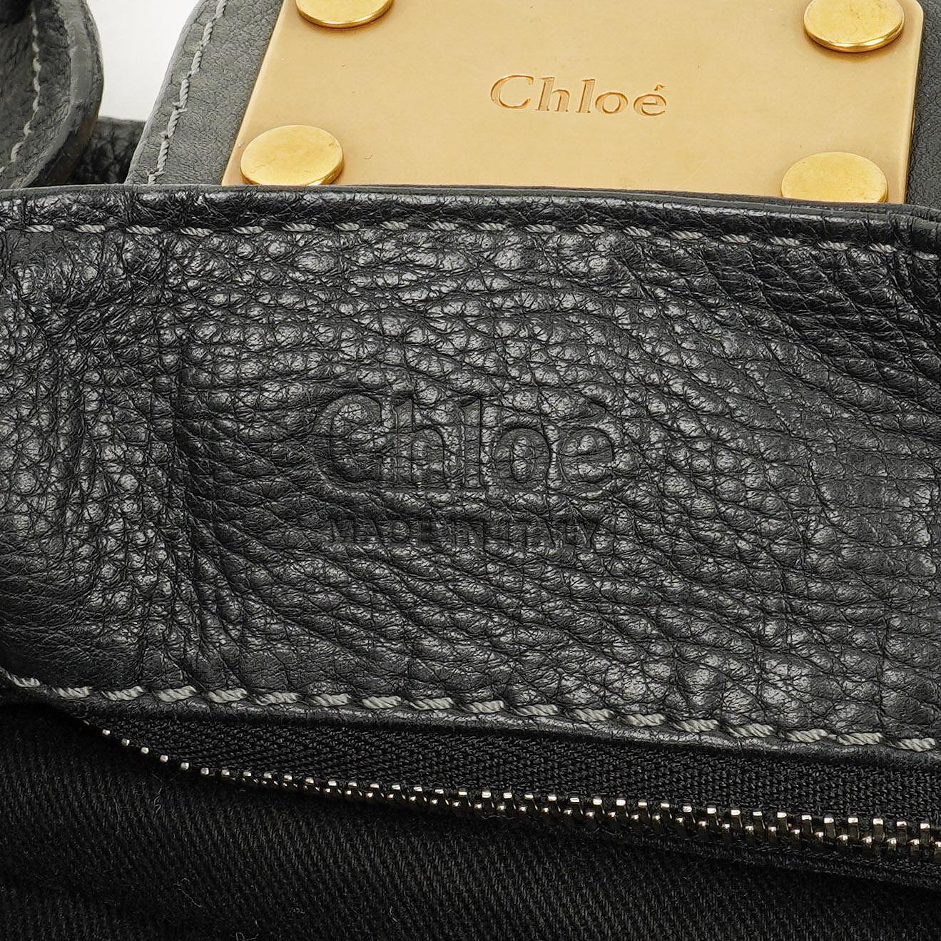 Chloe Paddington Satchel-Tasche in Schwarz