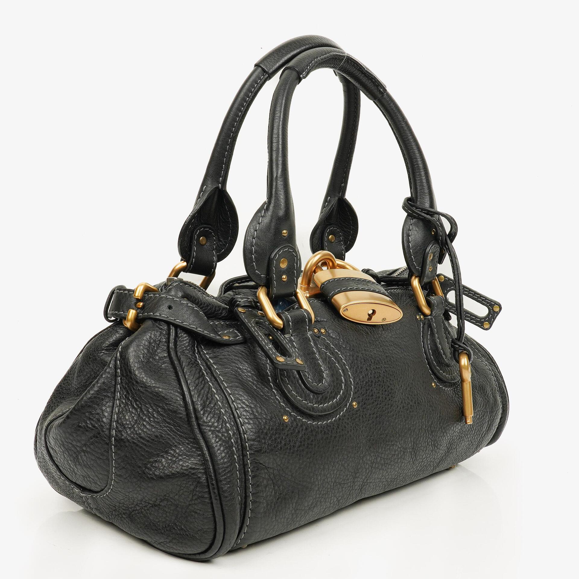 Chloe Paddington Satchel-Tasche in Schwarz