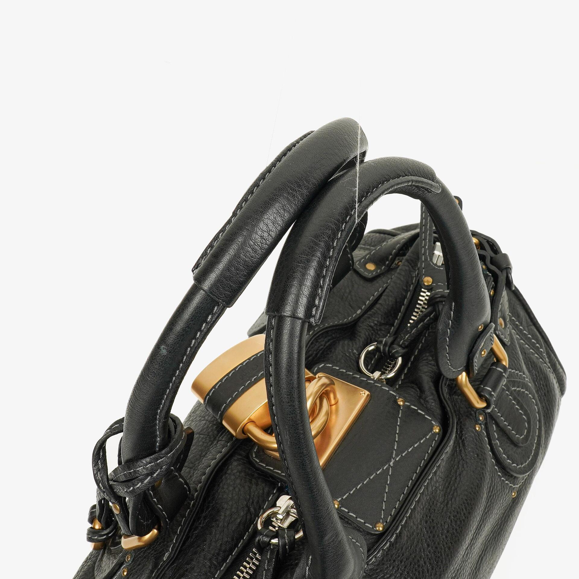 Chloe Paddington Satchel-Tasche in Schwarz