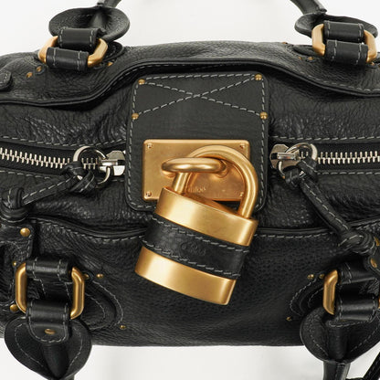 Chloe Paddington Satchel-Tasche in Schwarz