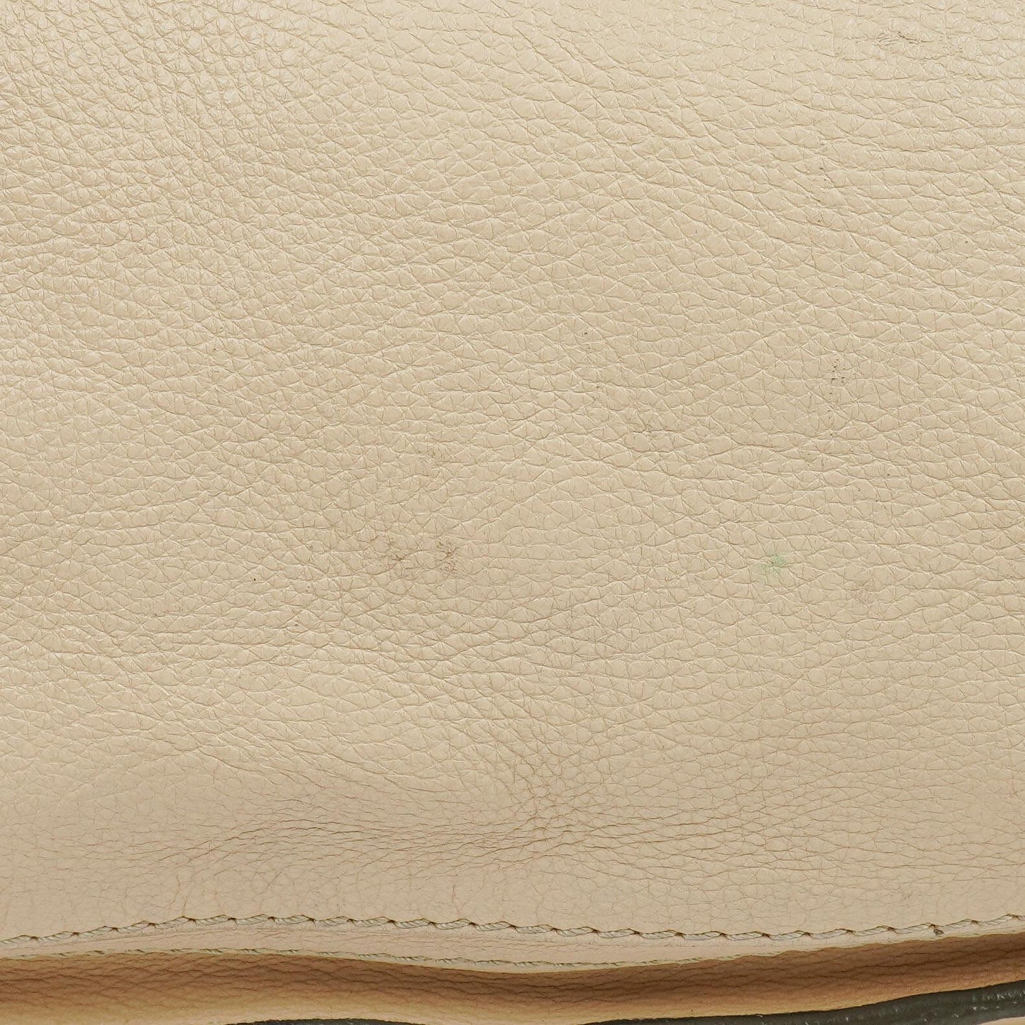 Chloe Paddington Satchel-Tasche aus elfenbeinfarbenem Kalbsleder