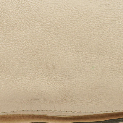 Chloe Paddington Satchel-Tasche aus elfenbeinfarbenem Kalbsleder