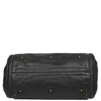 Chloe Paddington Kalbsleder Satchel Tasche Schwarz
