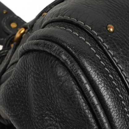 Chloe Paddington Kalbsleder Satchel Tasche Schwarz