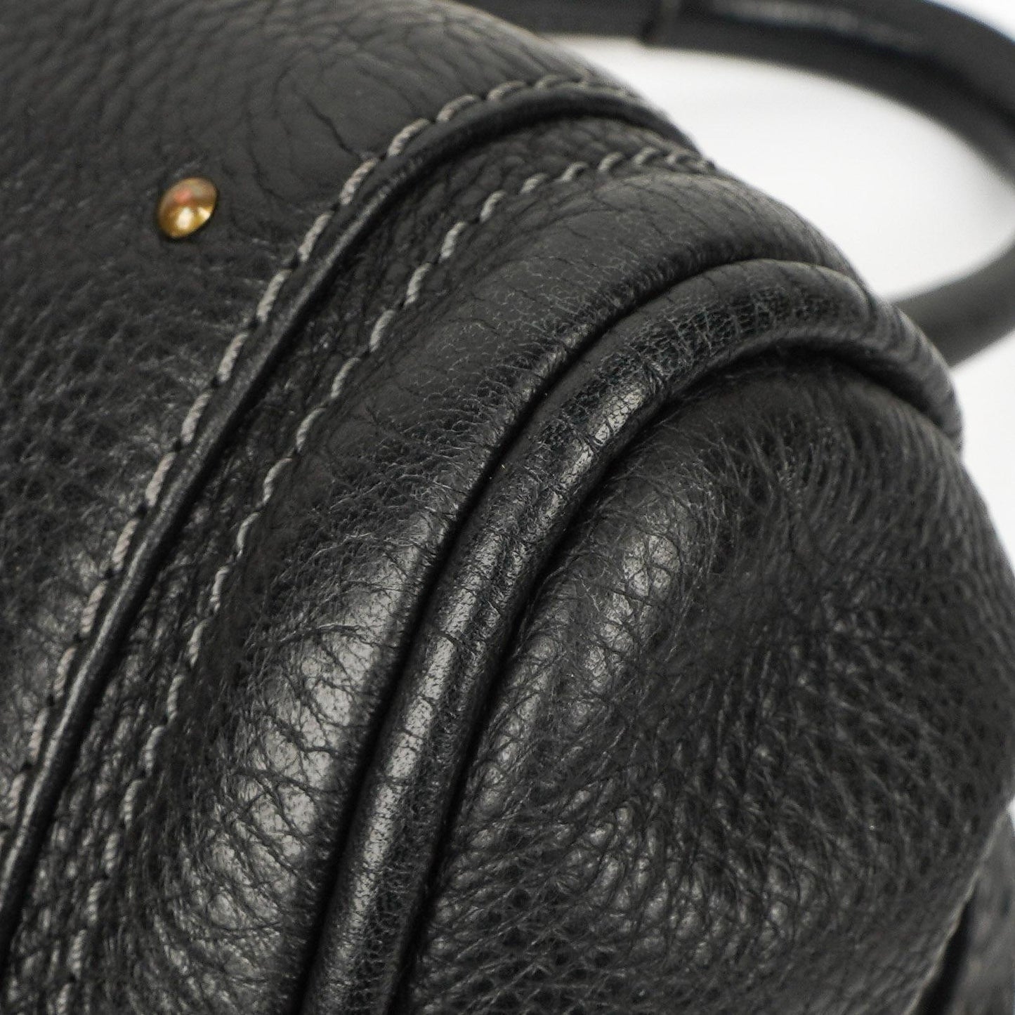 Chloe Paddington Kalbsleder Satchel Tasche Schwarz