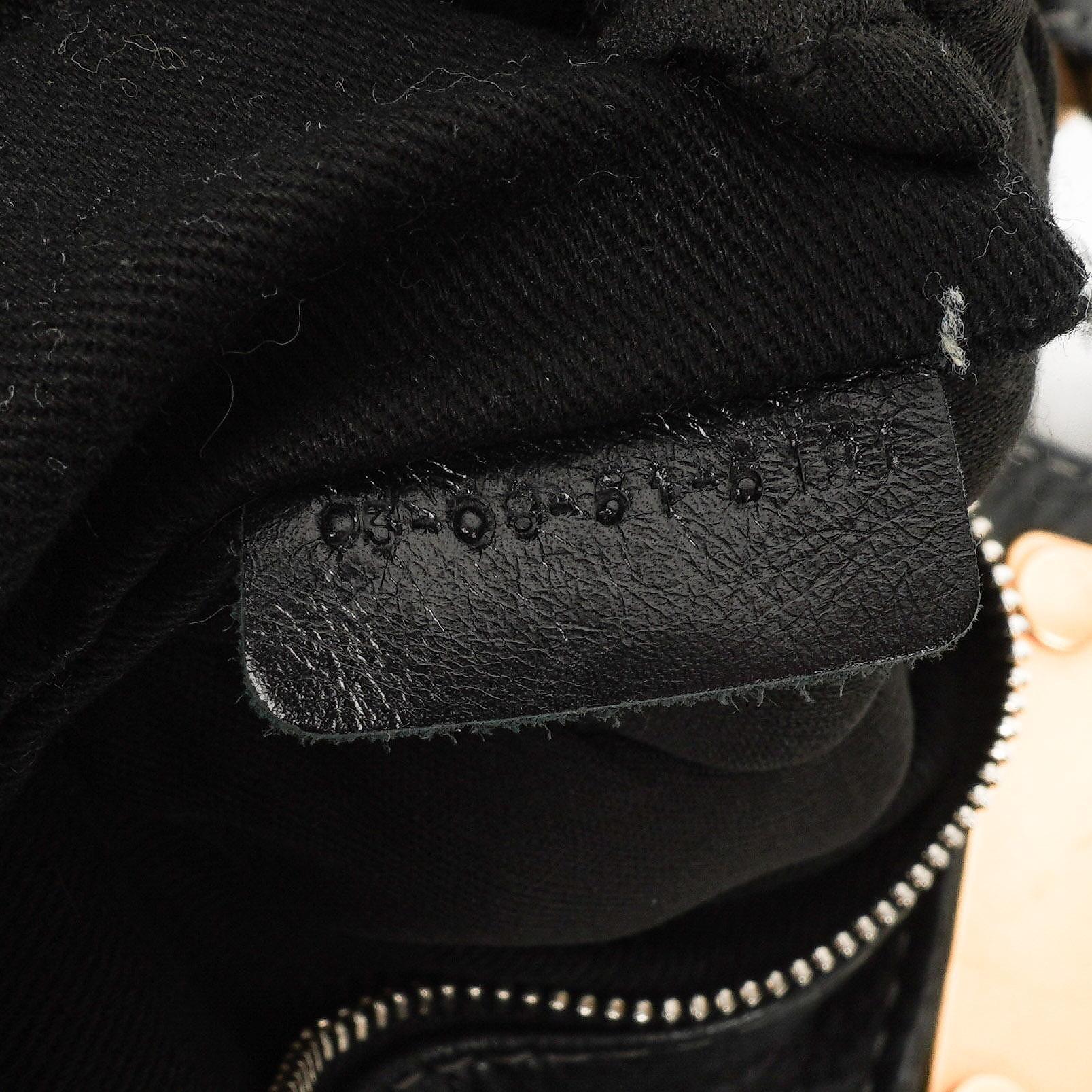 Chloe Paddington Kalbsleder Satchel Tasche Schwarz