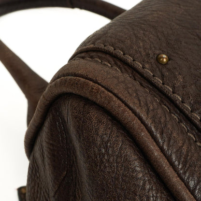 Chloe Paddington Kalbsleder Satchel Tasche Braun