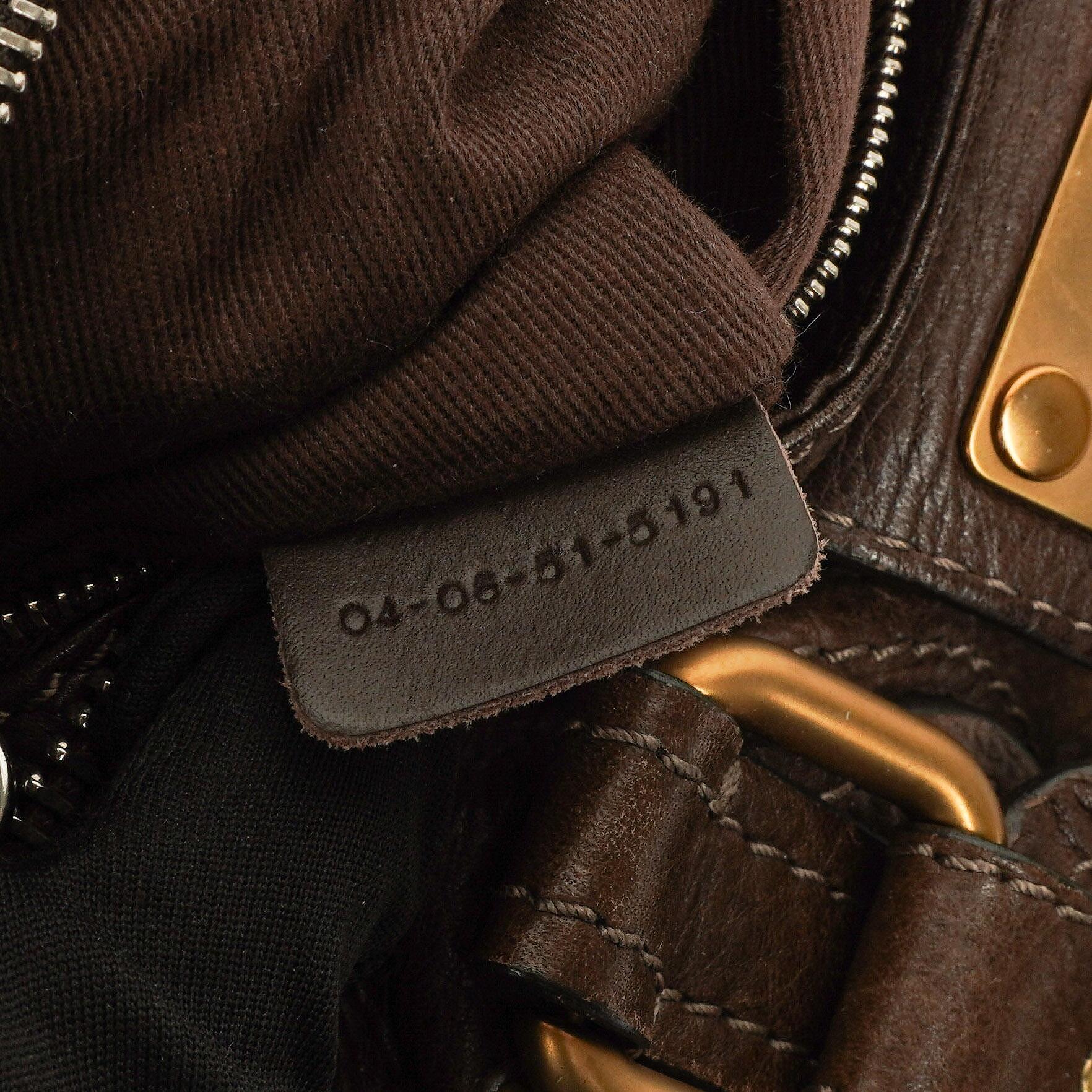 Chloe Paddington Kalbsleder Satchel Tasche Braun