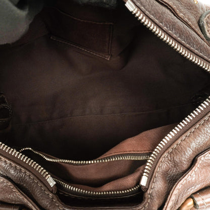 Chloe Paddington Kalbsleder Satchel Tasche Braun