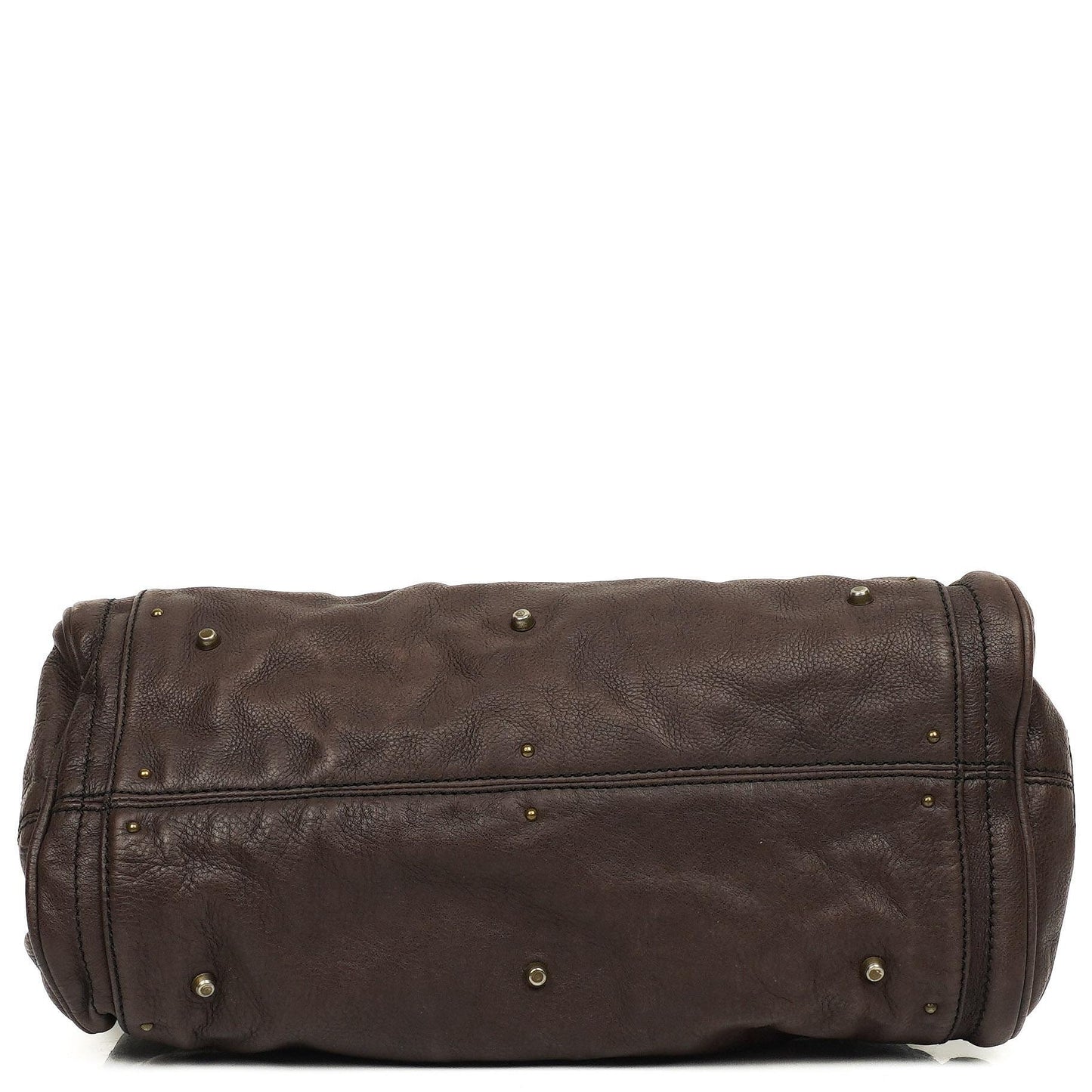 Chloe Paddington Kalbsleder Satchel Tasche Dunkelbraun