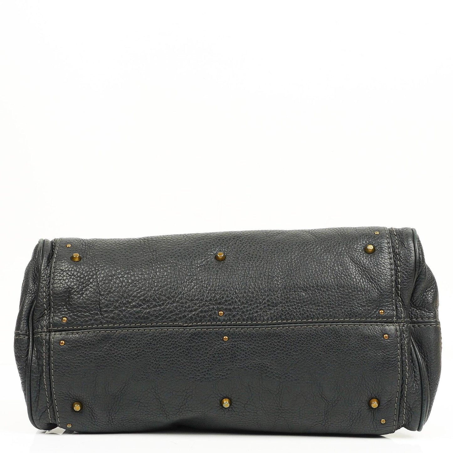 Chloe Paddington Satchel Tasche aus grauem Kalbsleder